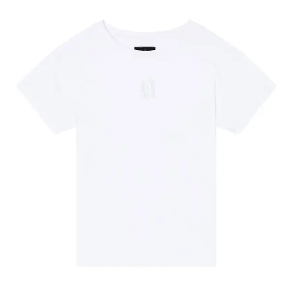 Relaxed fit t-shirt in premium cotton jersey white S