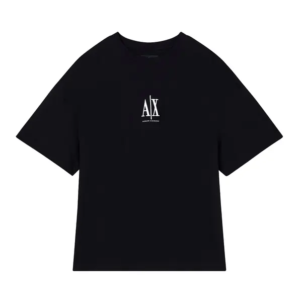 Relaxed heavy jersey t-shirt black L