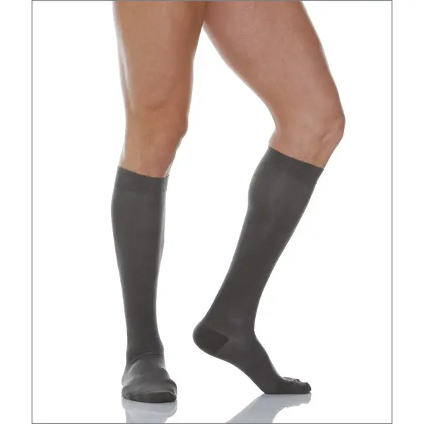 Relaxsan Ciorapi compresivi Relaxsan Calzino Lungo 820, bumbac, pana la genunchi, unisex, compresie medie 18-22 mmHg, Gri