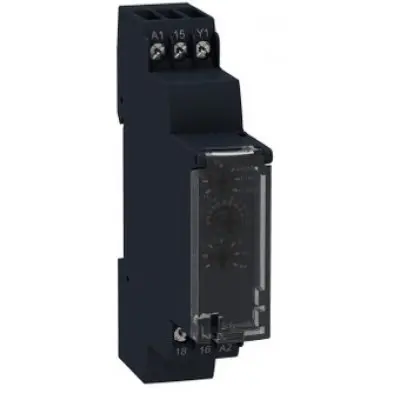 Releu de Temporizare 10 Functii, 1 S..100 H, 24..240 Vca, 1 Id, Schneider RE17RMMU