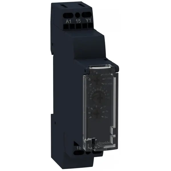 Releu de temporizare 10 Functii 8A, 1CO, 0.1s..100h 12...240V AC DCSchneider RE17RMMW