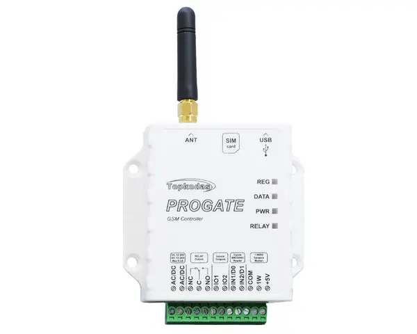 Releu GSM cu SIM 4G pentru deschidere porti, bariere, automatizari sau yale, NC-NO, 12-24V, Wiegand, PROGATE-4G