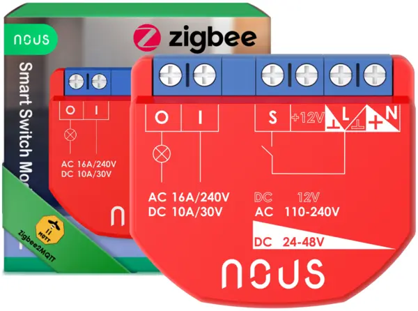 releu inteligent nous b2z, 16a, zigbee, 1 canal pm, monitorizare energie