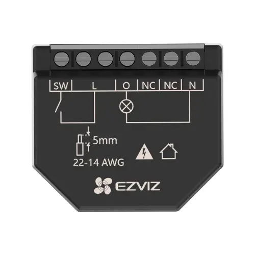 Releu inteligent Wi-Fi pentru aplicatii Smart Home EZVIZ, CS-T35-R100-WM