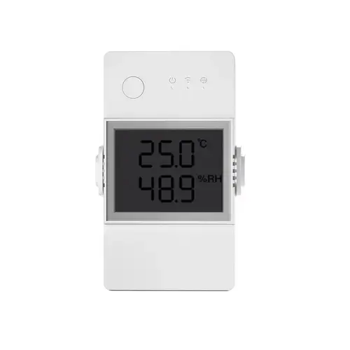 Releu inteligent Wi-Fi Sonoff THR316D, Temperatura & umiditate, Monitor LCD