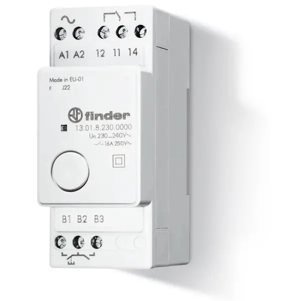 Releu pas cu pas, electronic, modular, alimentare 230...240VC.A., 1C, 16A, Finder 13.01.8.230.0000