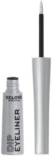 Relove by Revolution Eyeliner Dancing Queen Metallic Dip, Silver, 5 ml