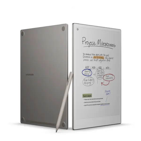 Remarkable Tableta ePaper reMarkable Paper Pro, Display Canvas Color 11.8, Procesor Cortex-A53 1.8GHz Quad-Core, 2GB RAM, 64GB Flash, Wi-Fi, Argintiu
