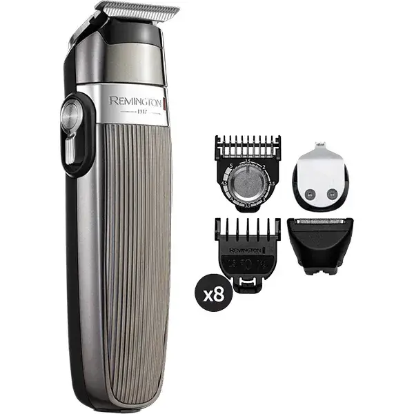 REMINGTON Aparat de tuns barba REMINGTON Heritage PG9100, baterie, 60 min autonomie, 25 de trepre, argintiu