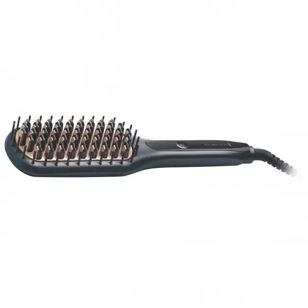 REMINGTON Perie de indreptat parul Remington CB7400, Invelis ceramic, 230 grade, 3 setari temperatura, Incalzire rapida, Husa, Negru