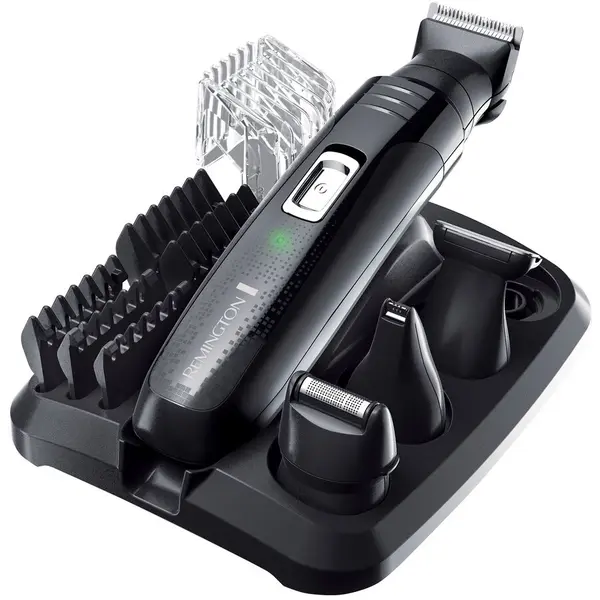 REMINGTON Set facial Remington Groom Kit PG6130, 4 capete lavabile, lame cu auto-ascutire