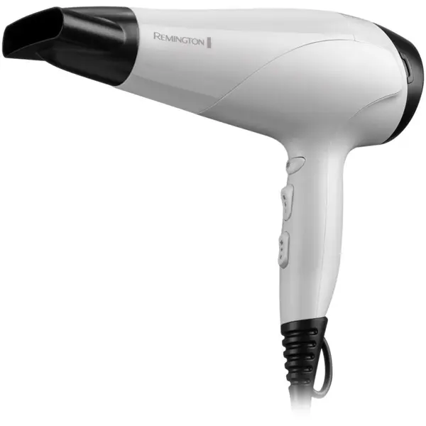 REMINGTON Uscator de par, Remington, 2200 W, Alb, Negru