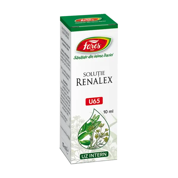Renalex solutie U65, 10ml, Fares