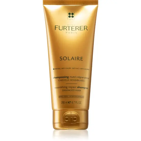 René Furterer Solaire sampon hranitor pentru parul deteriorat de efectele solare , clor si sare 200 ml