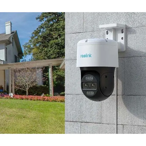 Reolink Camera de supraveghere pentru exterior Reolink TrackMix Series P760, 4K, 360 PTZ , vizualizare duala cu urmarire cu zoom automat, zoom hibrid 6X, Color Night Vision