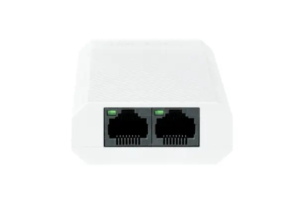 Repeater PoE industrial Hikvision, 3 porturi Gigabit, 2 porturi PoE, Hi-PoE 60W, extender 300m, DIN rail, protectie 6KV - DS-3E0503DP-E/R