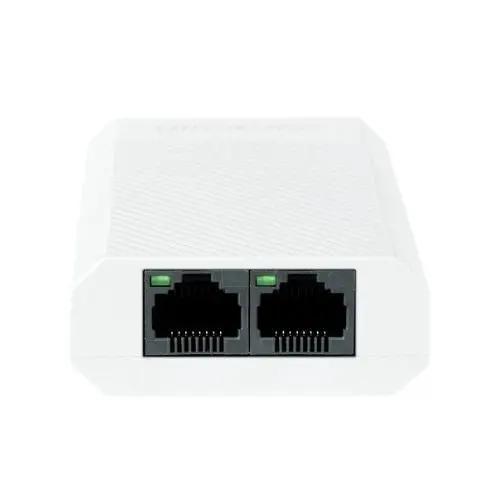Repeater PoE industrial Hikvision DS-3E0103DP-E/R, 3 porturi Fast Ethernet, 2 porturi PoE, Hi-PoE 60W, extender 300m, DIN rail, protectie 6KV