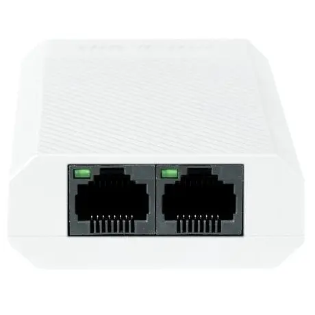 Repetor PoE Hikvision DS-3E0103DP-E/R: 1 10/100 Mbps PoE IN port si 2 10/100 Mbps PoE OUT port (extender POE)