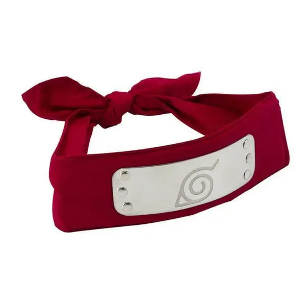 Replica Bandana Naruto Shippuden - Red Konoha - Adult size