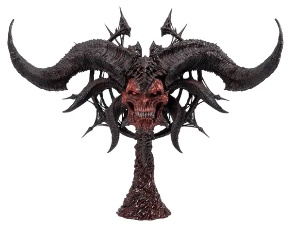 Replică Pure Arts Games: Diablo IV - Mephisto Art Mask, 1/2, 43 cm