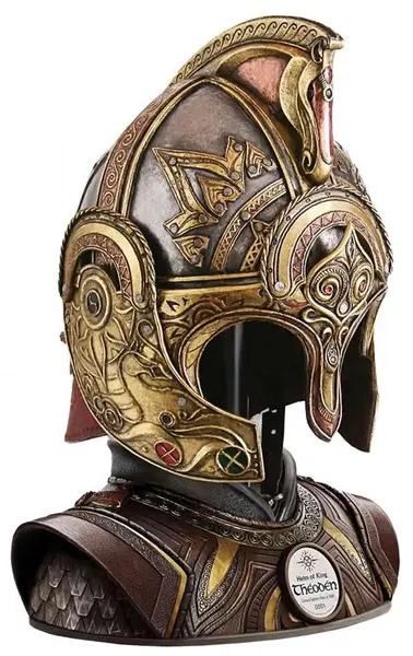 Replică United Cutlery Movies: The Lord of The Rings - Helm of King Theoden, 50 cm