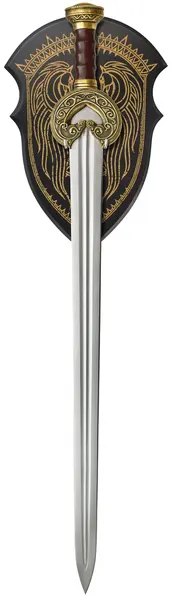 Replică United Cutlery Movies: The Lord of The Rings - Herugrim Sword (Battle Forged Edition), 107 cm