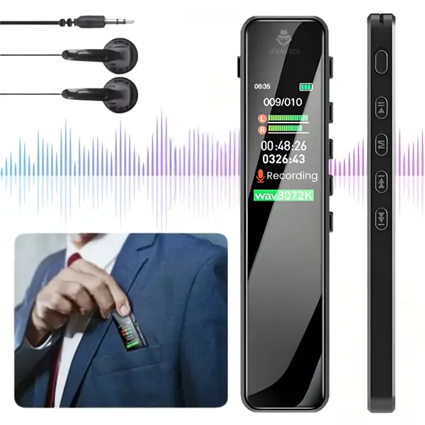 Reportofon profesional cu activare vocala, GL-82, MP3 - 32 GB