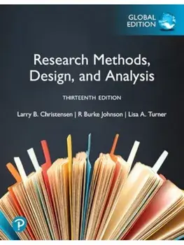 Research Methods, Design, and Analysis, Global Edition. 13 ed, Paperback/Lisa Turner