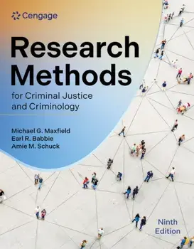 Research Methods for Criminal Justice and Criminology. 9 ed, Paperback/***