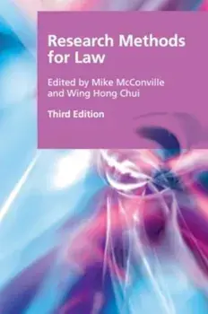 Research Methods for Law. 3 ed, Paperback/***