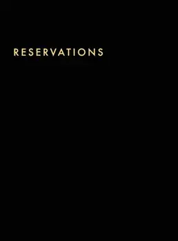 Reservations Book: Hardcover Restaurant Reservations, Double Page per Day for Lunch and Dinner, 8.5x11", Black, Hardcover/Pilvi Paper