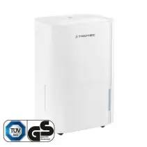 Resigilat! Dezumidificator Trotec TTK66E, 24l /24h, Functie uscare rufe, Debit 170 mc/h, Pentru 50mp, Higrostat integrat