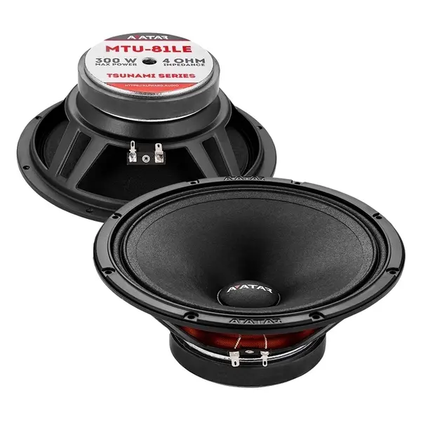 Resigilat - Difuzoare auto Avatar Tsunami MTU-81LE set componente, 200mm, 150W RMS, 4Ω, set 2 difuzoare