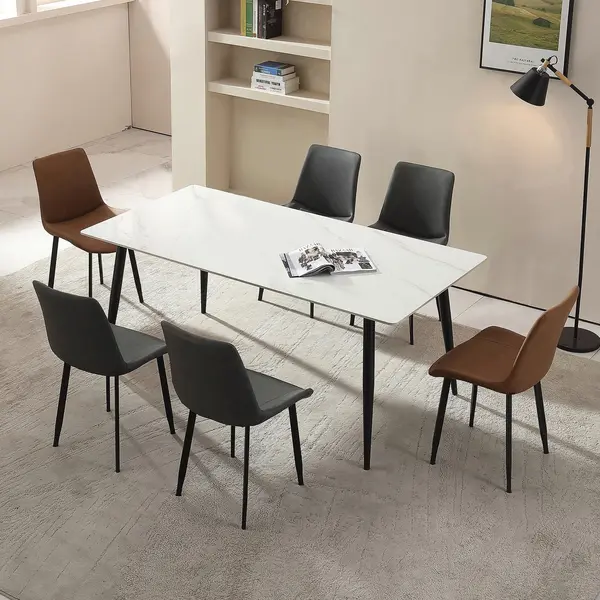 RESIGILAT - Masă de dining moderna din piatra sinterizata