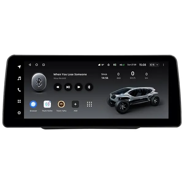 Resigilat - Navigatie auto Teyes Lux One 6+128GB 12.3” IPS Octa-Core 2.0 GHz Android 4G DSP Bluetooth 5.1