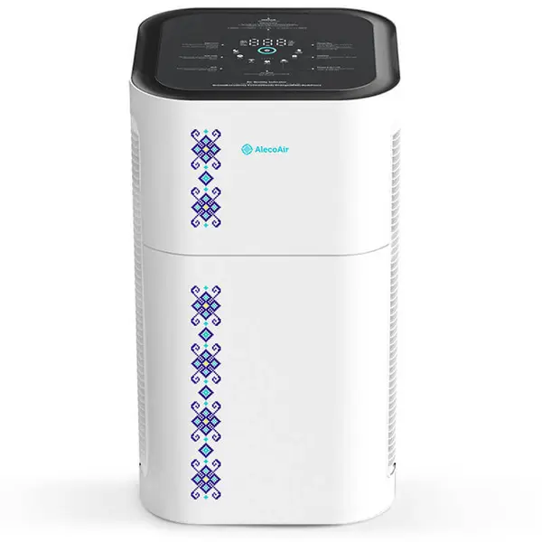 Resigilat - Purificator aer AlecoAir P80 TRADITIO, Filtru TRUE HEPA si Carbon, UV-C, WiFi, Multisenzor PM1, PM2.5, PM10, CO2, TV