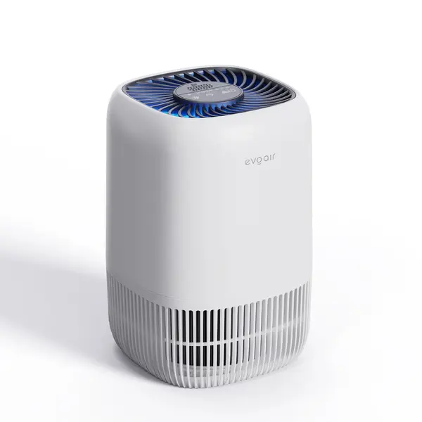 - Resigilat! Purificator de aer Evoair Nuvia, Filtru 3 in 1 True HEPA, Carbon Activ, 3 viteze, Mod Noapte, Aromaterapie, Lumină Ambientală, Timer, Indicator Murdărie Filtru, Alb, Filtru Desfăcut