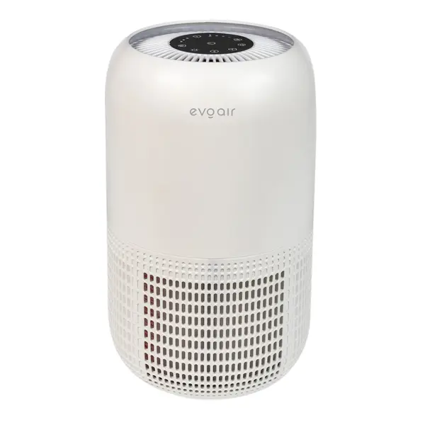 - Resigilat! Purificator de aer Evoair, Yuvo, Lampă UV-C, Filtru 3in1, True Hepa, Carbon Activ, Pre-filtru, 4 viteze, Funcție Polen/Animale, Mod Noapte, Blocare Ecran, Lumină Ambientală, Alb, Filtru Sigilat