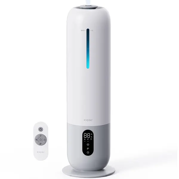 resigilat! umidificator aer evoair umio, lampa uv, 3 trepte umidificare, indicator umiditate, duza de ceata, aromaterapie, te