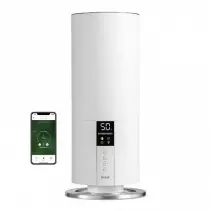 Resigilat - Umidificator cu ultrasunete Duux Beam Mini 2 White, WiFi, Pentru 30 mp, Asistenti vocali, Timer, Sleep