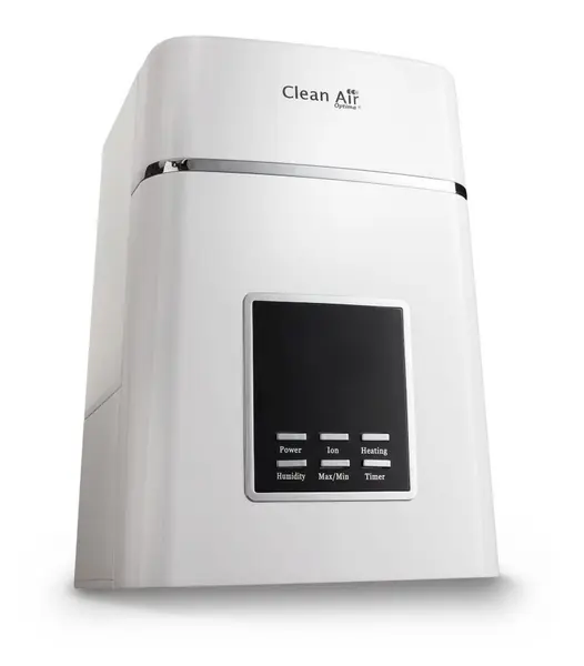 Resigilat - Umidificator si purificator Clean Air Optima CA604 white, Ionizare, Display, Timer, Rata umidificare 400ml/ora