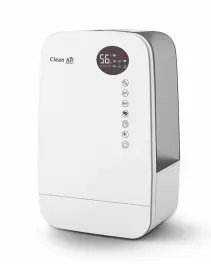 Resigilat! Umidificator si purificator Clean Air Optima CA607W, Lampa UV-C, Ionizare, Difuzor aroma, Display, Timer