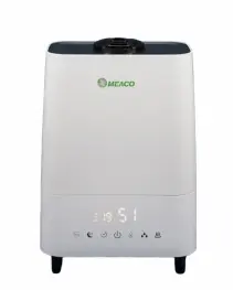 Resigilat! Umidificator si purificator MeacoMIST DELUXE 2020, Filtru HEPA si Carbune, Lampa UV-C, Ionizare, Difuzor aroma, Timer