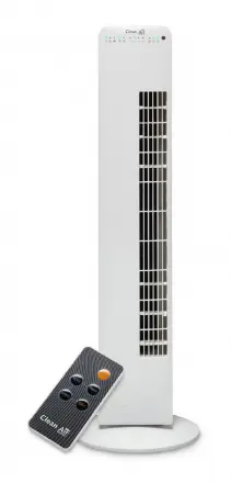 Resigilat - Ventilator Turn cu ionizare Clean Air Optima CA405, Debit 520 m3 / h, Consum 40 - 65 W/h, Control digital, Timer, Te