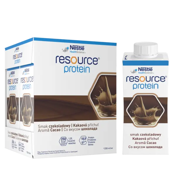 Resource Protein cu aroma de cacao, 4 x 200ml, Nestle