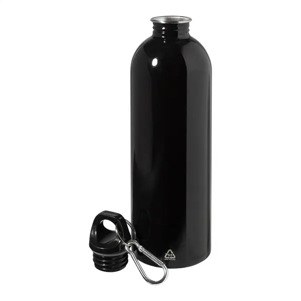 Ressuto XL sticlă din oțel inoxidabil reciclat - negru