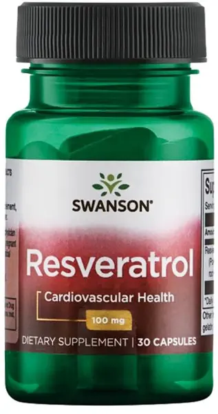 Resveratrol, 100 mg, 30 capsule, Swanson