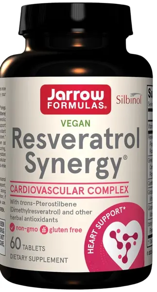 Resveratrol Synergy, 200 mg, 60 tablete, Jarrow Formulas