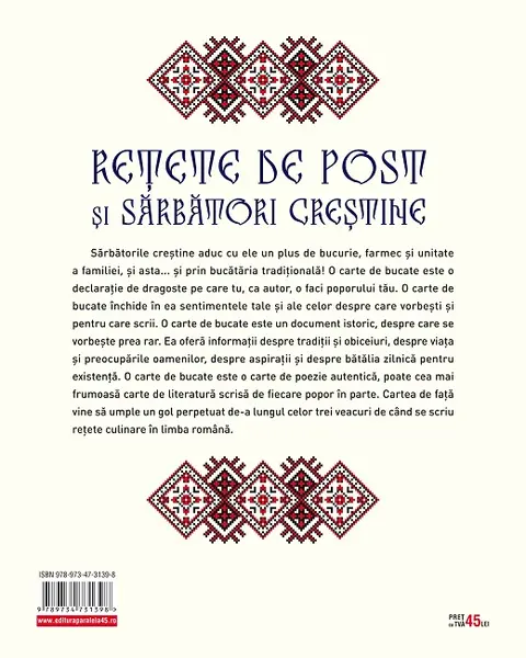 Retete de post si sarbatori crestine | Maria Cristea Soimu