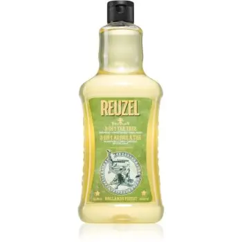 Reuzel Tea Tree șampon, balsam și gel de duș 3 în 1 pentru barbati